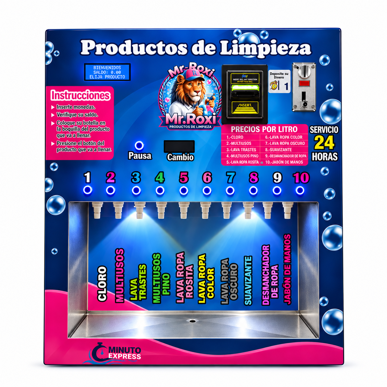 Vending de productos de limpieza 5 productos - Imagen 6