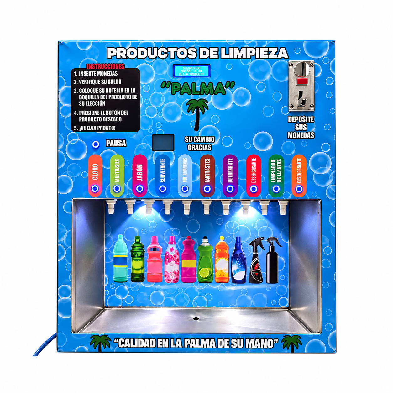 Vending de productos de limpieza 5 productos - Imagen 8