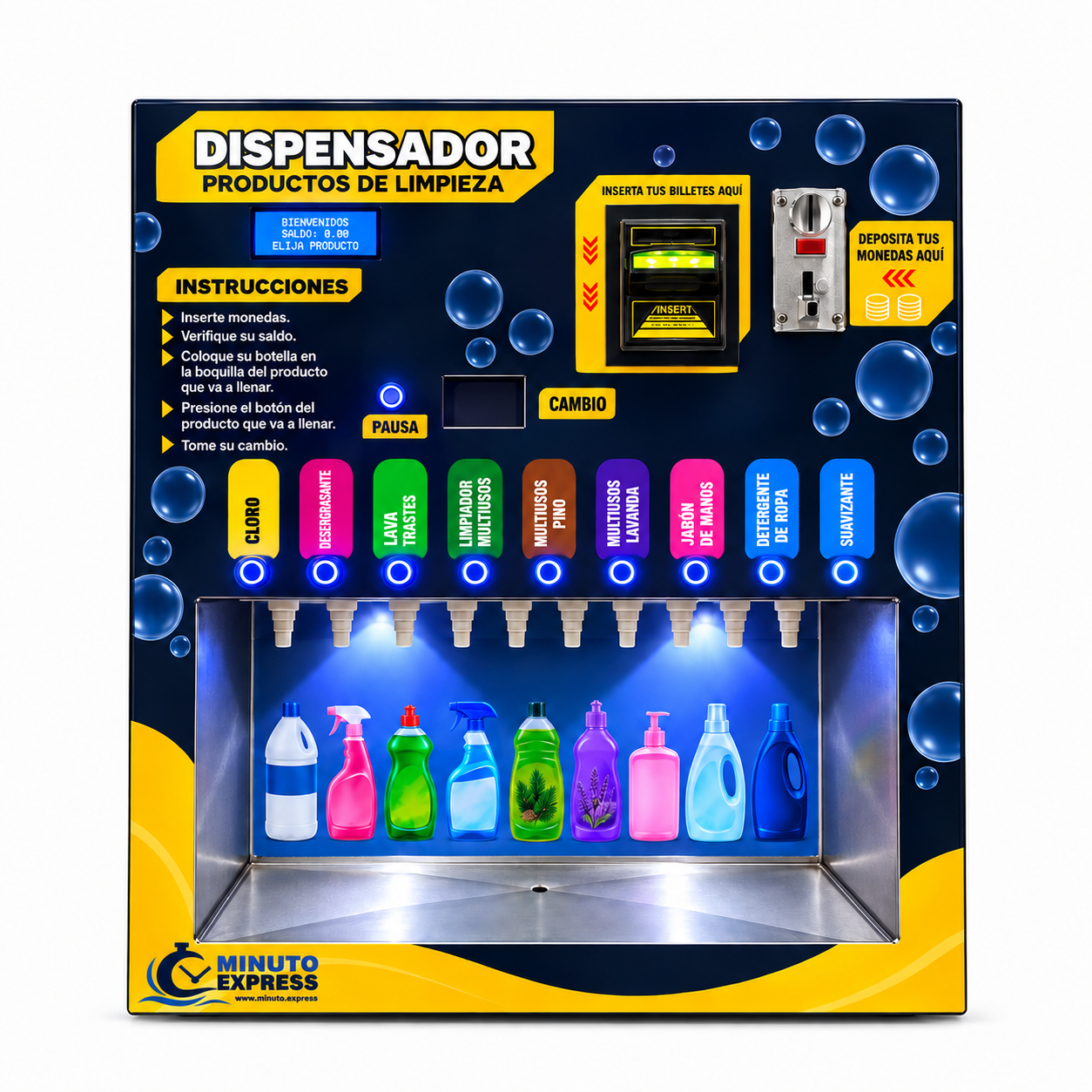 Vending de productos de limpieza 5 productos - Imagen 4