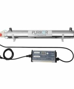 Sistema de desinfección para 12GPM serie gold marca purikor con luz uv de 55 watts