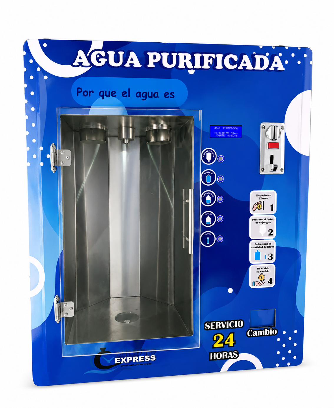 Paquete Purificadora + Ventana De Auto Servicio+ Osmosis Inversa + Instalación