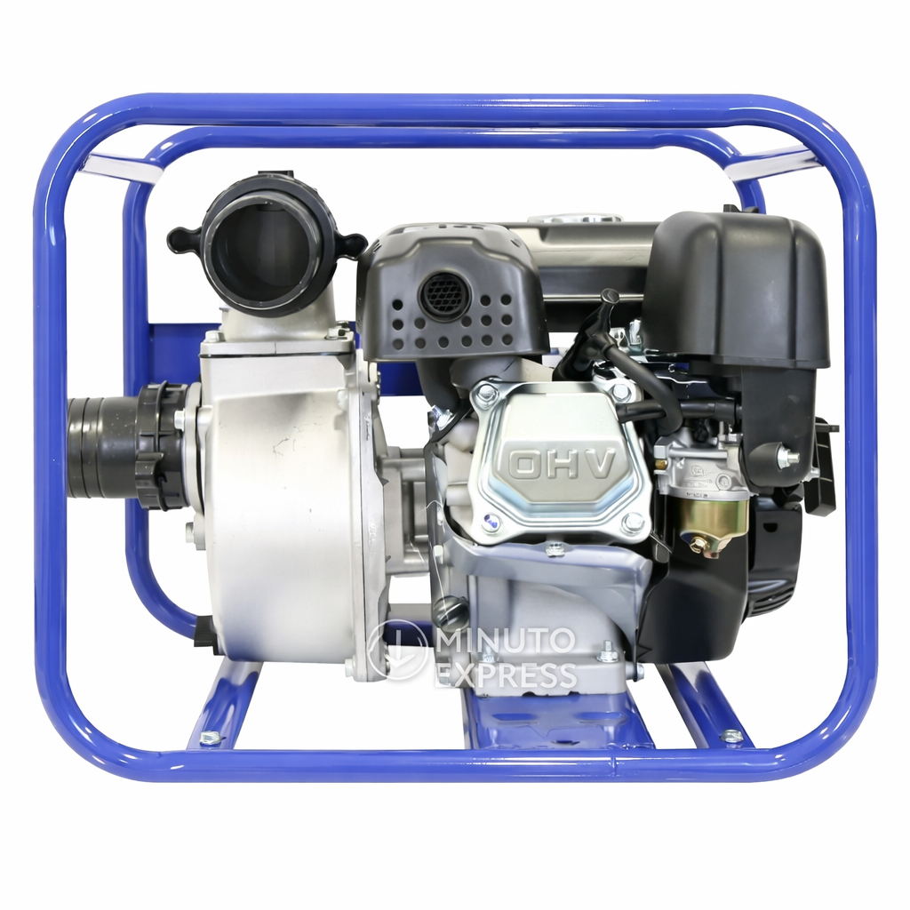 Motobomba ENERWELL 2" 6 HP Gasolina 500 L/min 208cc - Imagen 2