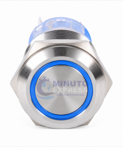 Botón acero led azul 19mm máquina Vending