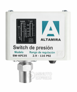 Presostato ALTAMIRA KPI35 1/4" Ajustable 2.9-116 psi